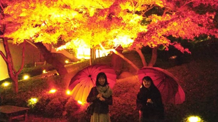 【極上の0円】&【大人のアフター5】コラボ企画！八芳園の紅葉ライトアップイベント「TOKYO RED GARDEN」で映え写真撮影してきました♪